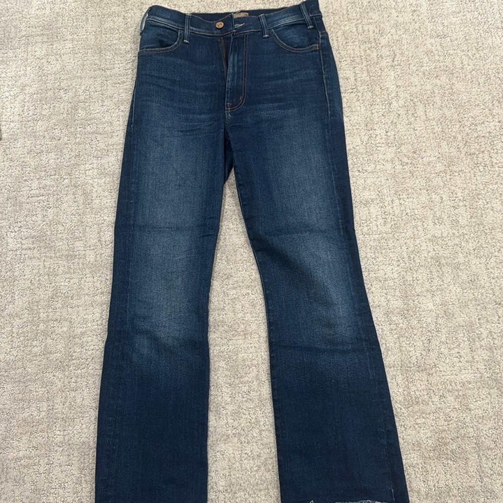 Mother hustler ankle fray size 27